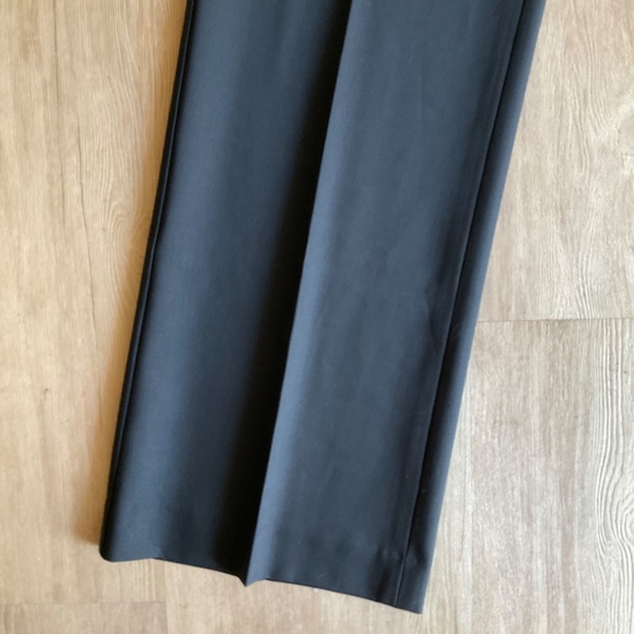 NWT Ann Taylor Ann Fit Trouser Leg Black Pants Classic suiting career basic 14 P - Picture 6 of 14